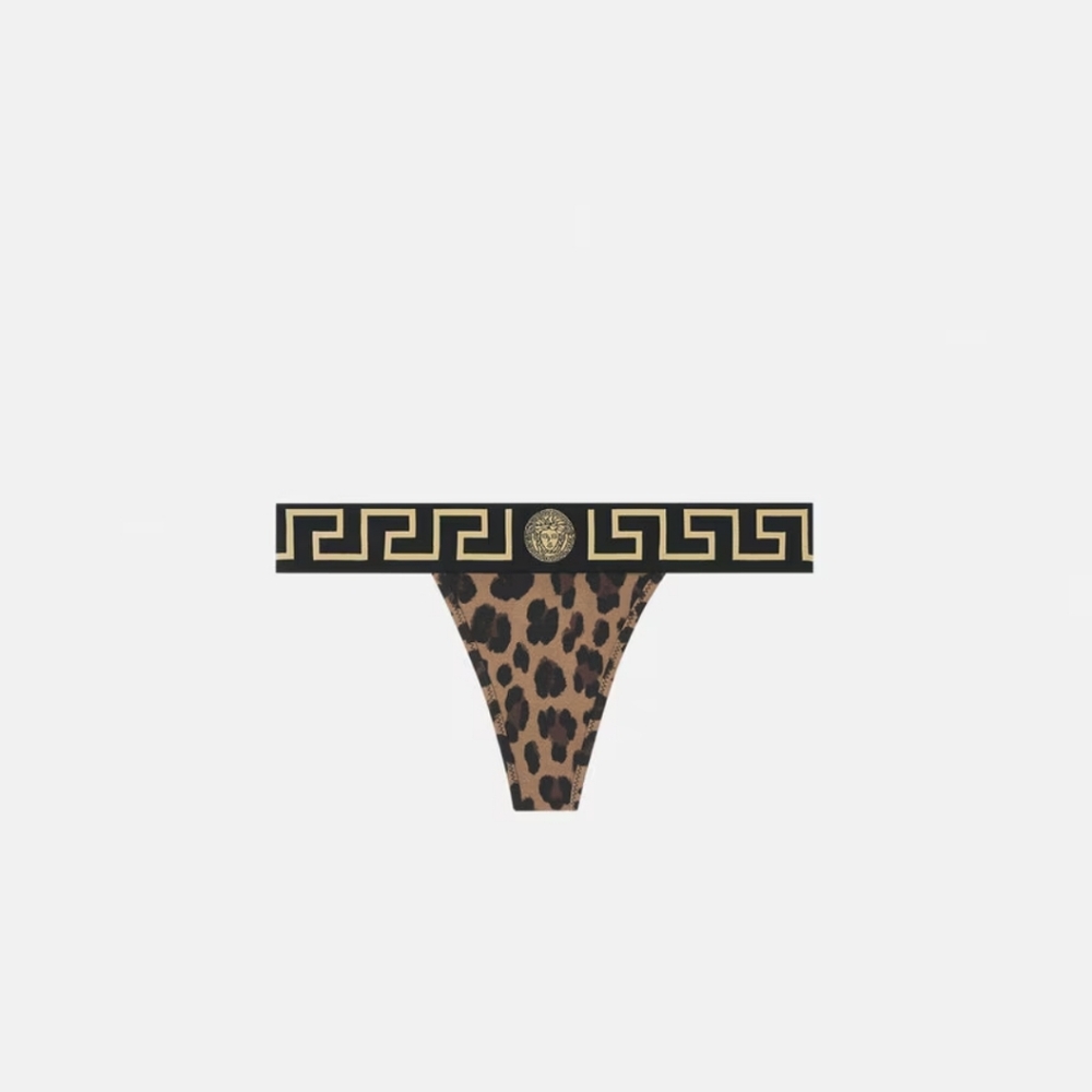 Versace Greca Border Thong